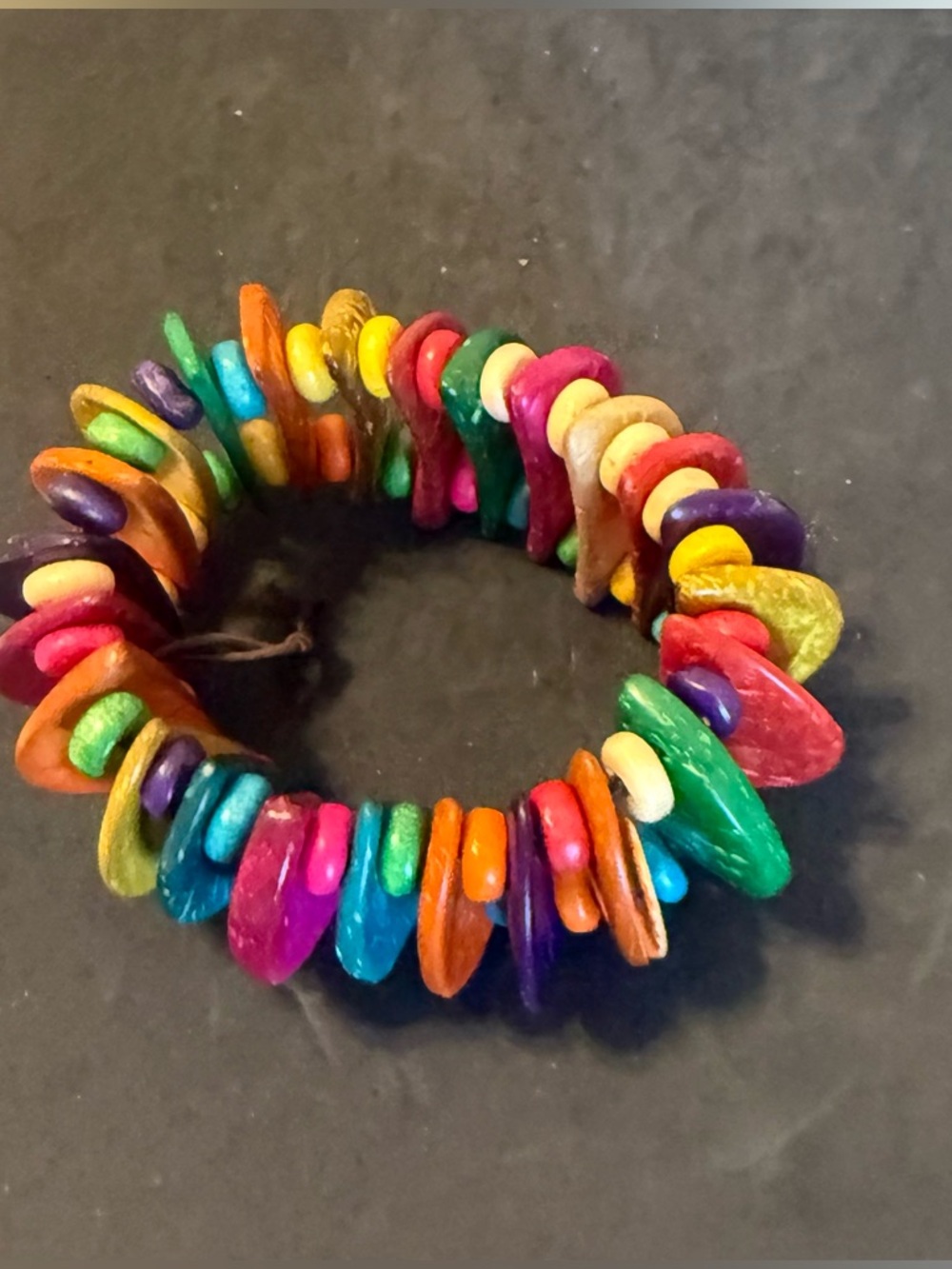 Handmade Multicolor Bead Stretch Bracelet - Women Jewelry